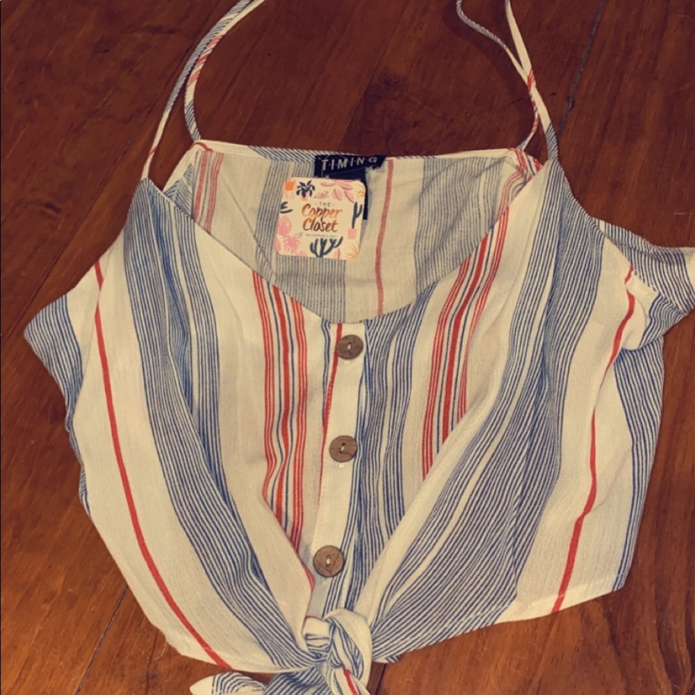 NWT copper closet crop top